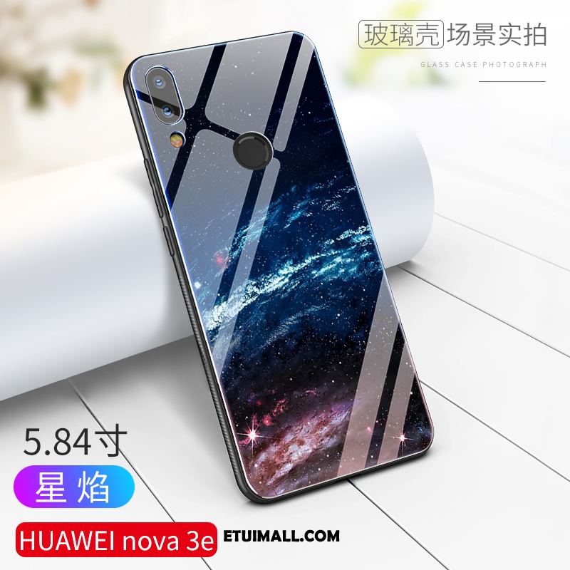 Etui Huawei Nova 3e Niebieski All Inclusive Wysoki Koniec Szkło Anti-fall Obudowa Online