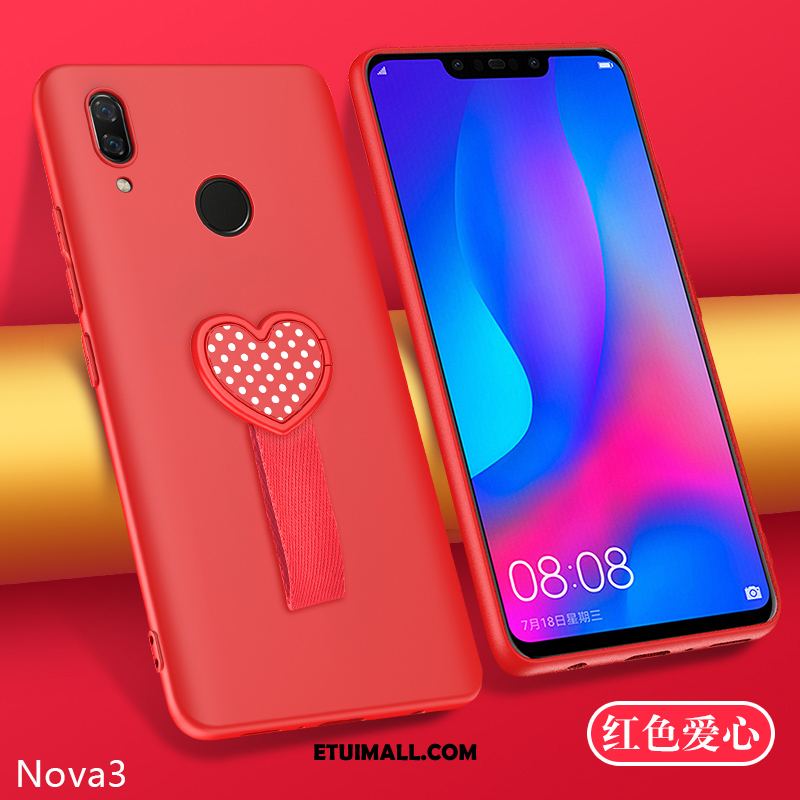 Etui Huawei Nova 3e Ochraniacz Kreatywne All Inclusive Silikonowe Różowe Obudowa Tanie