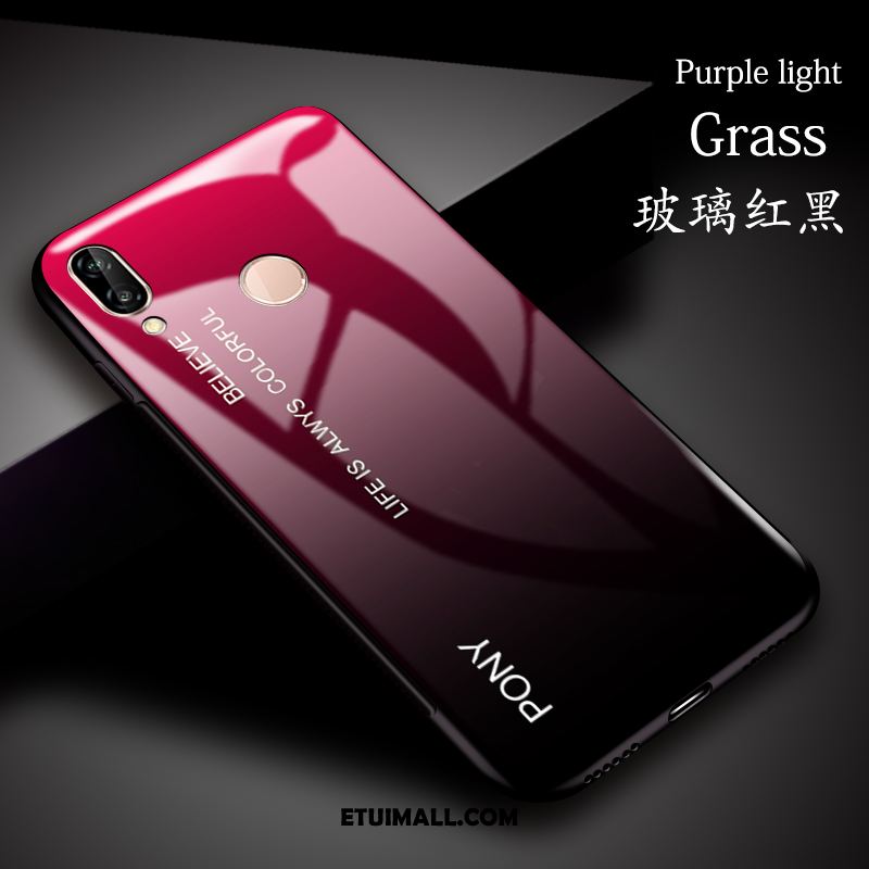 Etui Huawei Nova 3e Proste Purpurowy Kreatywne Czerwony Netto Telefon Komórkowy Pokrowce Sklep