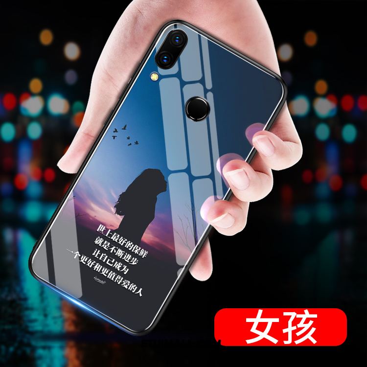 Etui Huawei Nova 3e Telefon Komórkowy Ciemno Niebieski Modna Marka Gwiaździsty Tendencja Futerał Dyskont