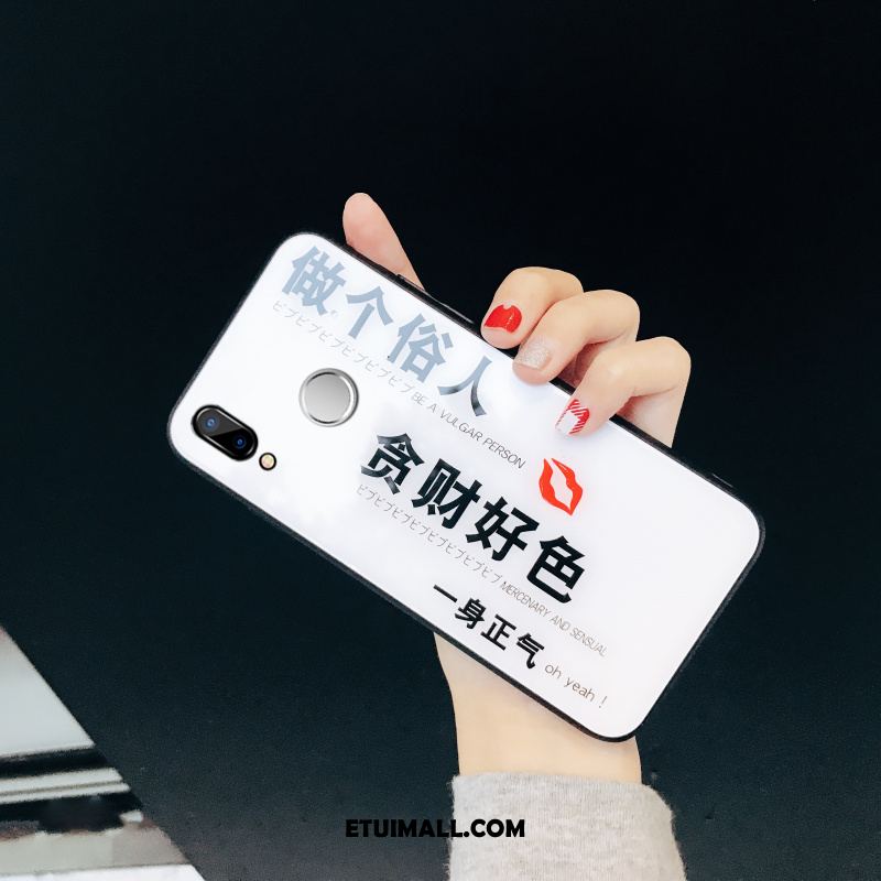 Etui Huawei Nova 3i Czerwony Netto Osobowość Cienkie All Inclusive Lustro Futerał Tanie