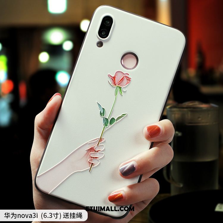 Etui Huawei Nova 3i Kreatywne Anti-fall Miękki Modna Marka Silikonowe Obudowa Tanie