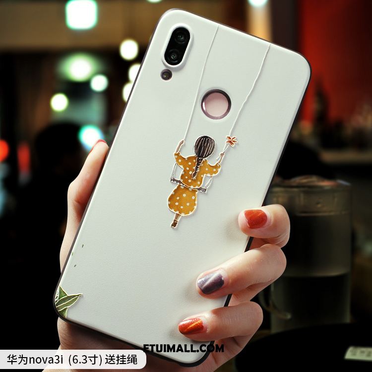 Etui Huawei Nova 3i Kreatywne Anti-fall Miękki Modna Marka Silikonowe Obudowa Tanie