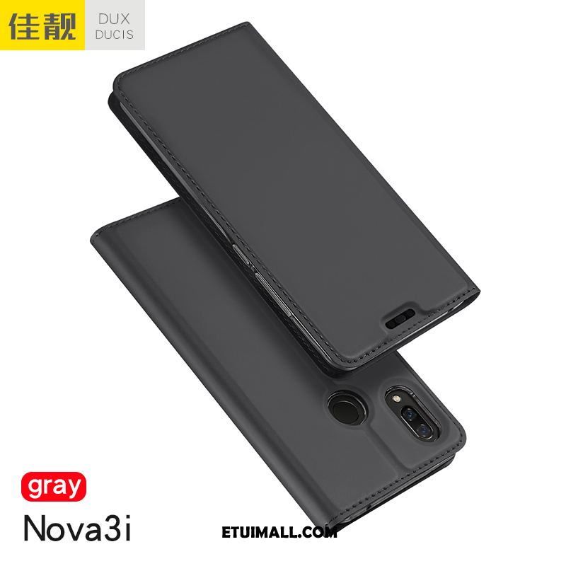 Etui Huawei Nova 3i Nowy Anti-fall Biznes Czarny Silikonowe Futerał Sklep