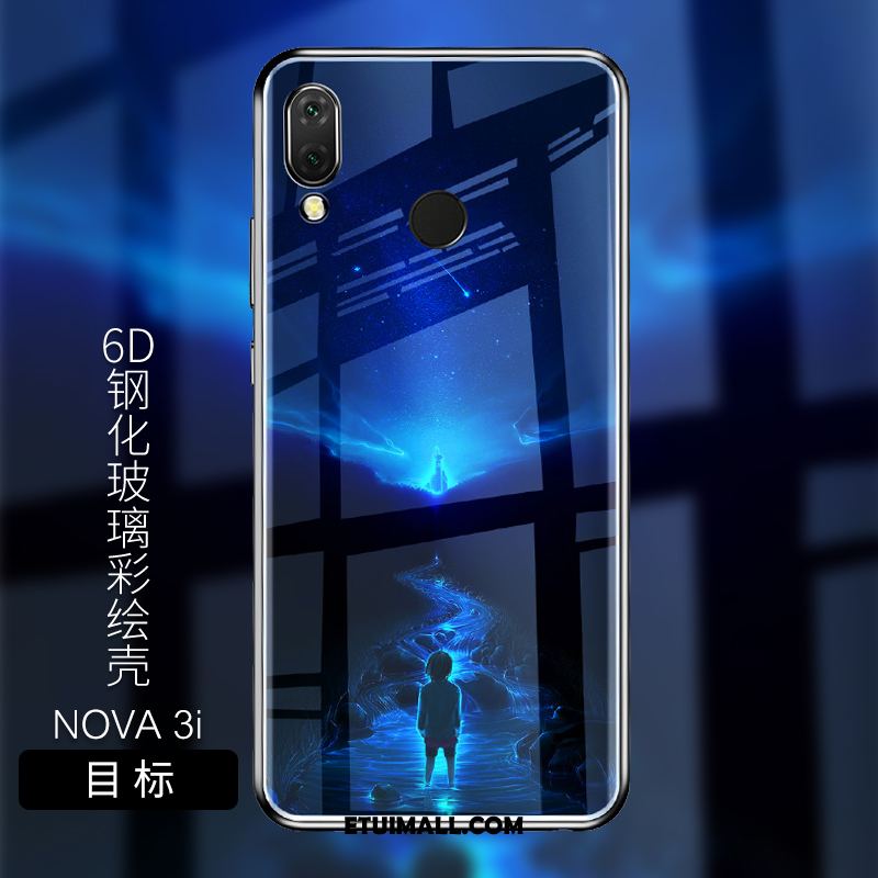 Etui Huawei Nova 3i Ochraniacz Niebieski Szkło Hartowane Telefon Komórkowy Silikonowe Futerał Sklep