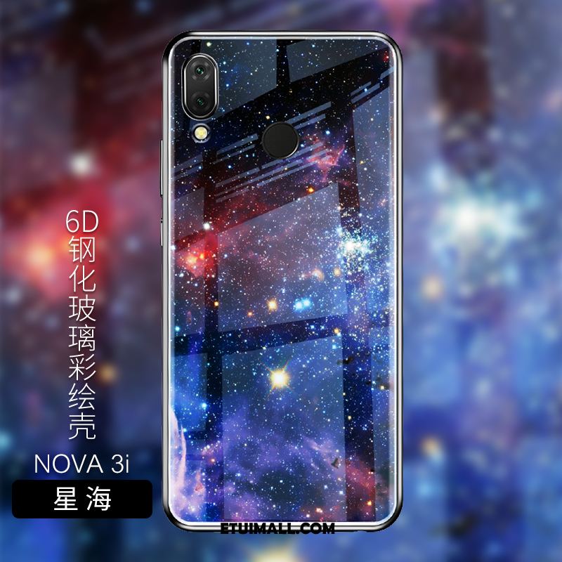 Etui Huawei Nova 3i Ochraniacz Niebieski Szkło Hartowane Telefon Komórkowy Silikonowe Futerał Sklep