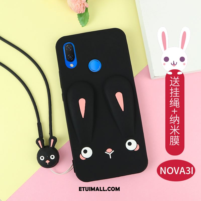 Etui Huawei Nova 3i Piękny Wiszące Ozdoby Osobowość All Inclusive Czarny Pokrowce Tanie