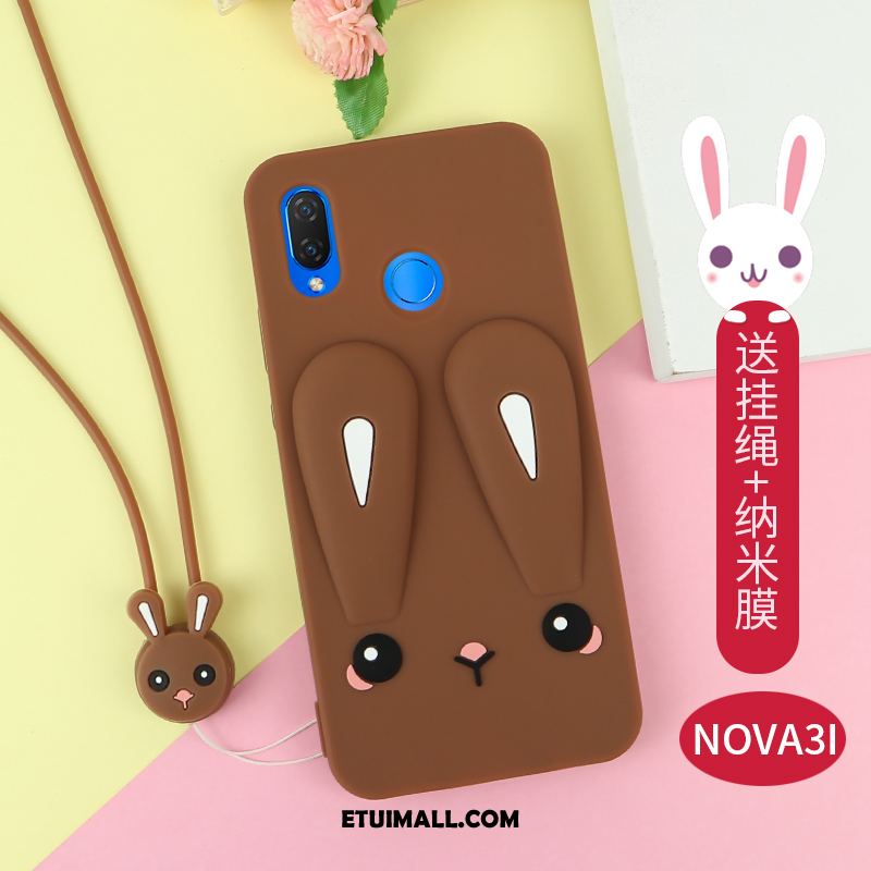 Etui Huawei Nova 3i Piękny Wiszące Ozdoby Osobowość All Inclusive Czarny Pokrowce Tanie