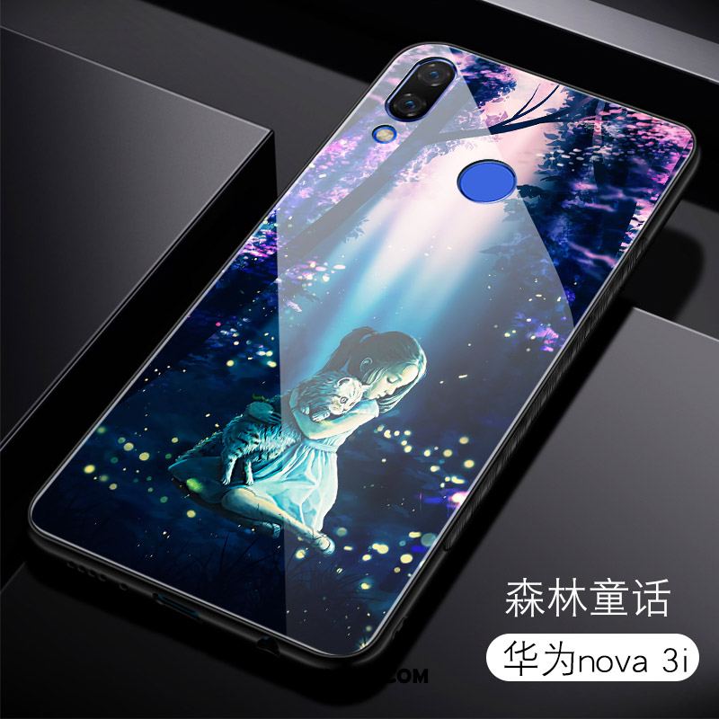 Etui Huawei Nova 3i Purpurowy Anti-fall Tendencja Ochraniacz Silikonowe Obudowa Tanie