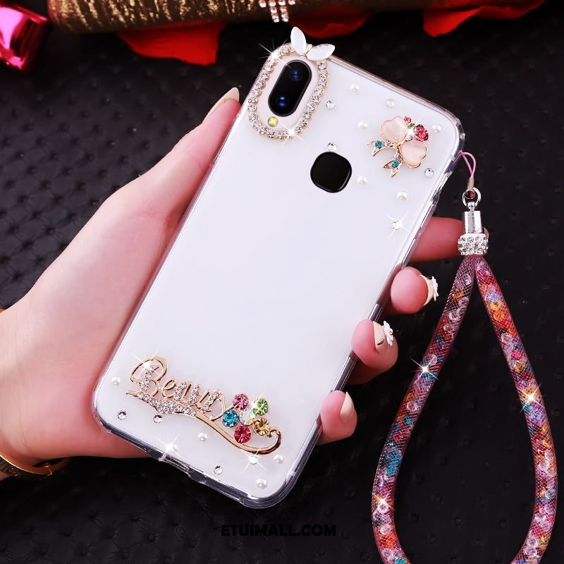 Etui Huawei Nova 3i Rhinestone Ring Anti-fall Złoto Wiszące Ozdoby Futerał Tanie