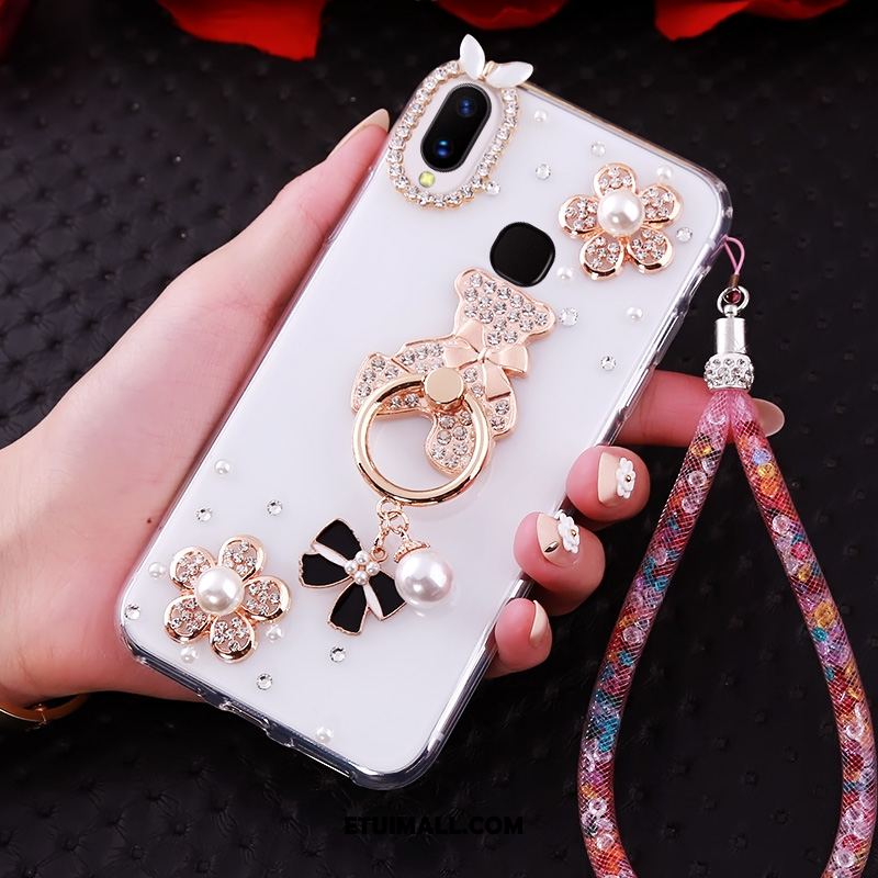 Etui Huawei Nova 3i Rhinestone Ring Anti-fall Złoto Wiszące Ozdoby Futerał Tanie