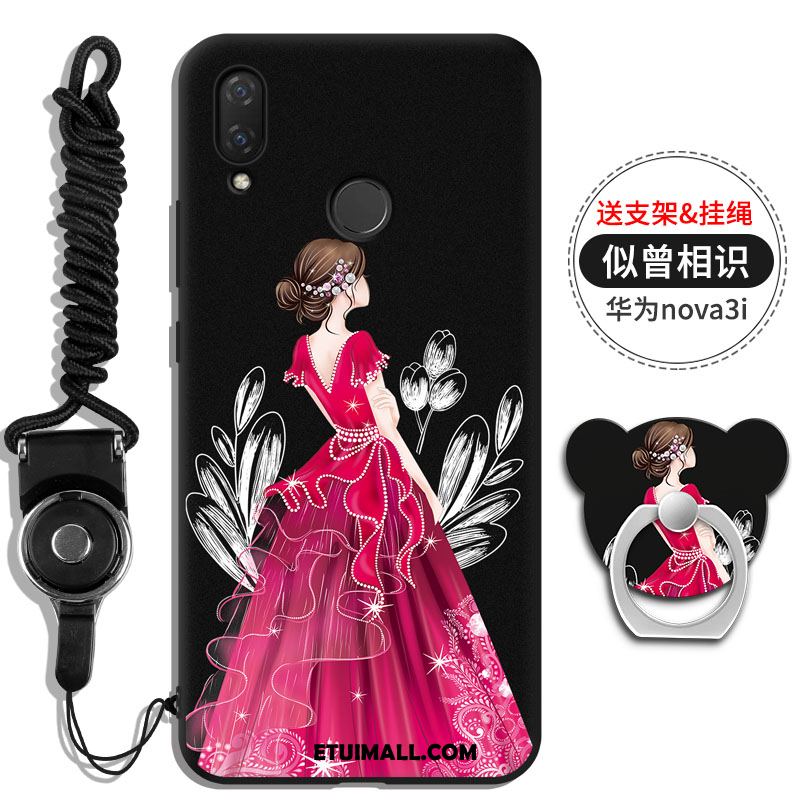 Etui Huawei Nova 3i Ring Telefon Komórkowy Wisząca Szyja Wspornik Rhinestone Pokrowce Kup