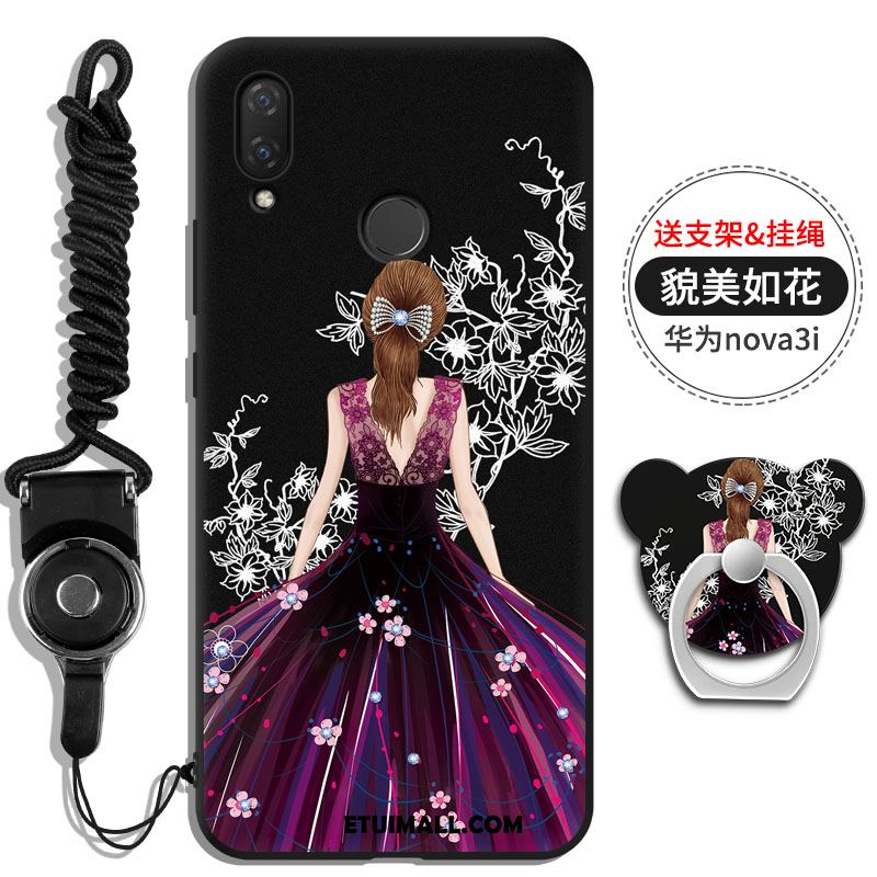 Etui Huawei Nova 3i Ring Telefon Komórkowy Wisząca Szyja Wspornik Rhinestone Pokrowce Kup