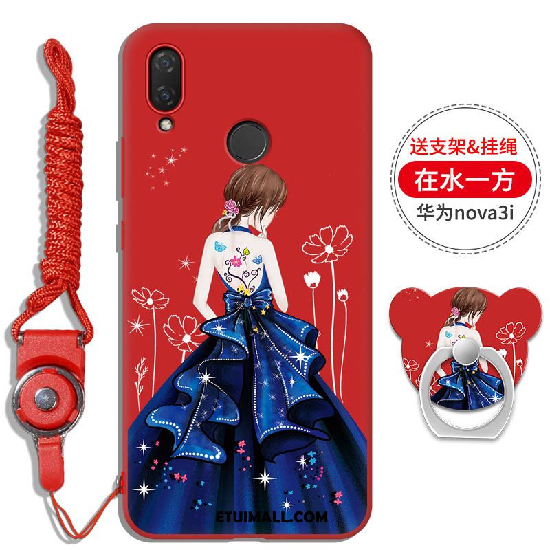 Etui Huawei Nova 3i Ring Telefon Komórkowy Wisząca Szyja Wspornik Rhinestone Pokrowce Kup