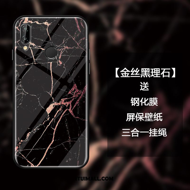 Etui Huawei Nova 3i Silikonowe Lustro Telefon Komórkowy Anti-fall Czerwony Pokrowce Kupię