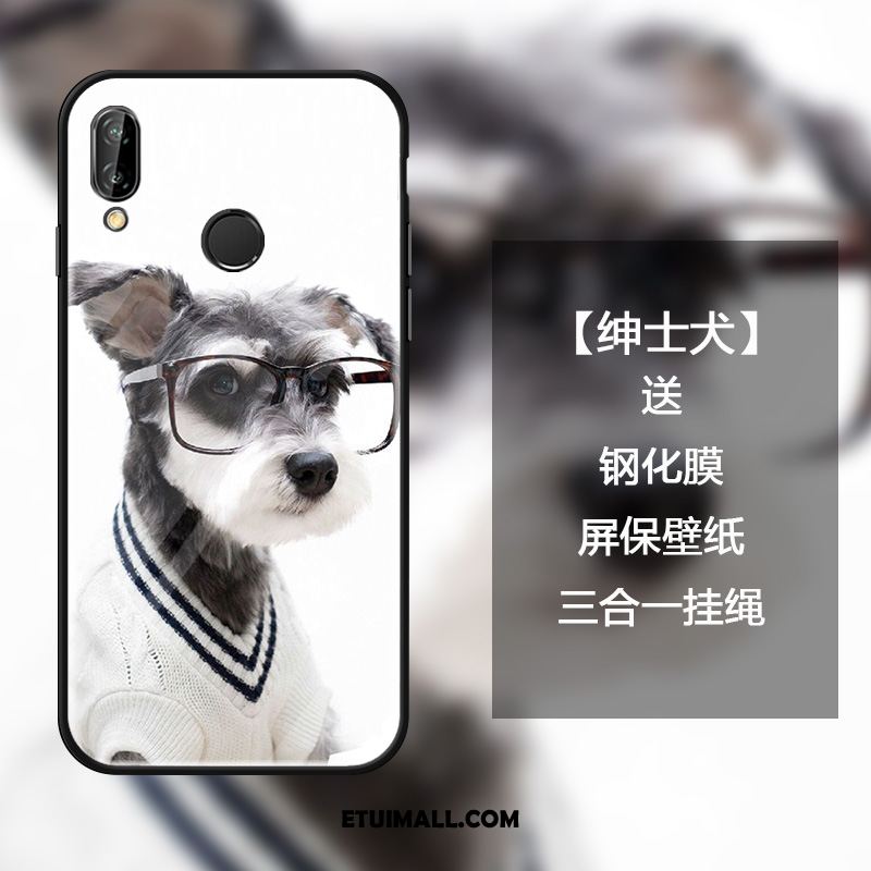 Etui Huawei Nova 3i Szkło Psy Tendencja Kreatywne Anti-fall Obudowa Tanie