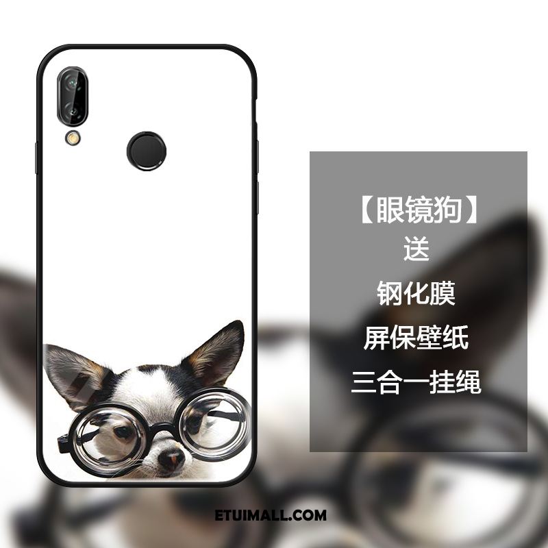 Etui Huawei Nova 3i Szkło Psy Tendencja Kreatywne Anti-fall Obudowa Tanie