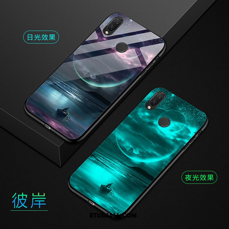 Etui Huawei Nova 3i Tendencja Filmy Trudno Szkło Świecące Futerał Tanie