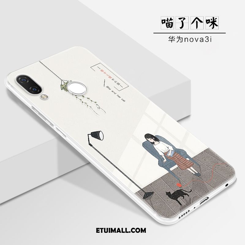 Etui Huawei Nova 3i Wiszące Ozdoby Anti-fall Nubuku Miękki Tendencja Futerał Sprzedam