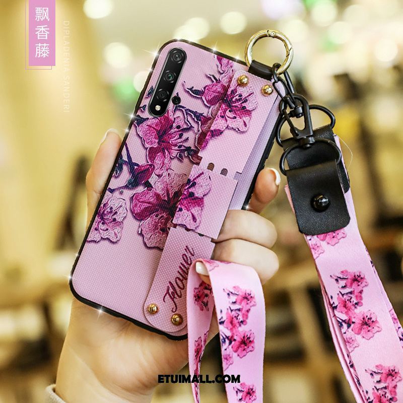 Etui Huawei Nova 5t Czerwony Netto Moda Silikonowe Nubuku Kreatywne Futerał Kup