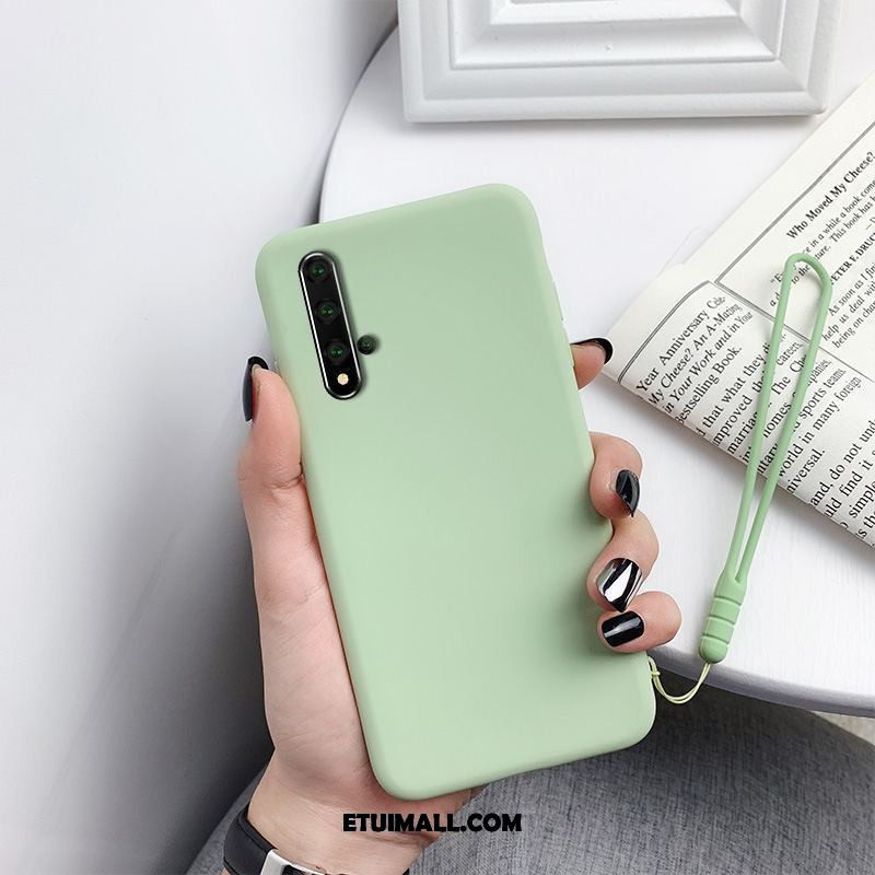 Etui Huawei Nova 5t Silikonowe Anti-fall Proste Jednolity Kolor Cienkie Pokrowce Dyskont