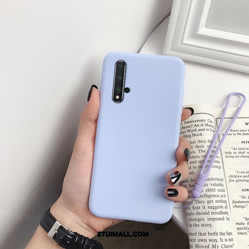 Etui Huawei Nova 5t Silikonowe Anti-fall Proste Jednolity Kolor Cienkie Pokrowce Dyskont