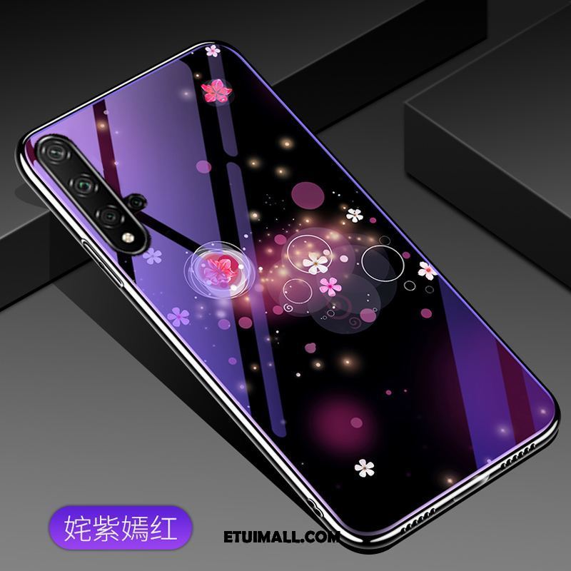 Etui Huawei Nova 5t Szkło Czerwony Netto Purpurowy Tendencja Telefon Komórkowy Obudowa Sprzedam