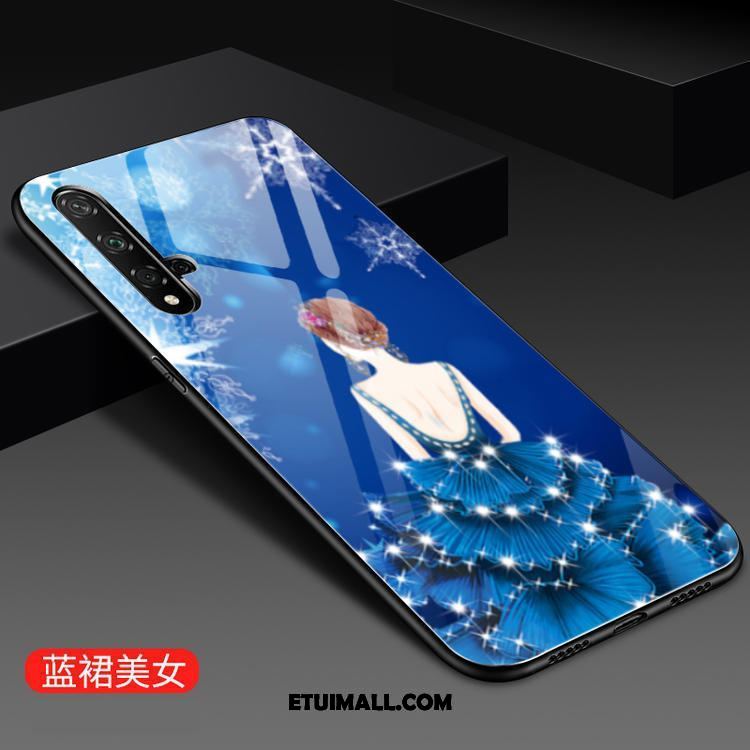 Etui Huawei Nova 5t Telefon Komórkowy Tendencja Świeży Szkło Niebieski Pokrowce Sprzedam