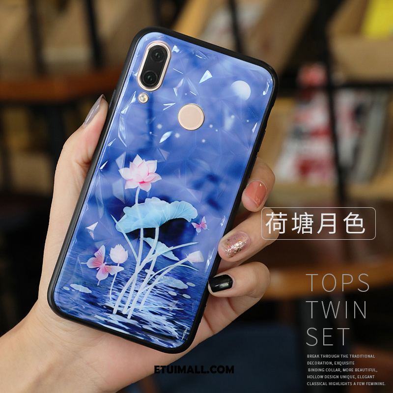 Etui Huawei P Smart 2019 Niebieski Anti-fall Ochraniacz Telefon Komórkowy All Inclusive Pokrowce Online