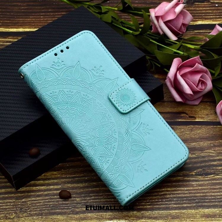 Etui Huawei P Smart+ 2019 Ochraniacz Telefon Komórkowy Purpurowy Skórzany Futerał Miękki Obudowa Kup