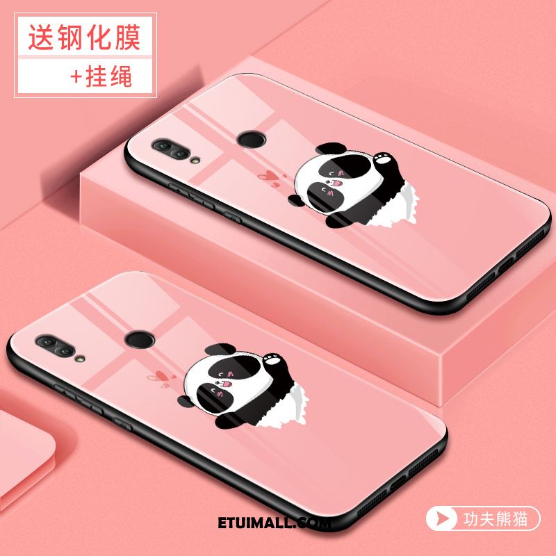 Etui Huawei P Smart 2019 Różowe Ochraniacz Szkło Kreskówka Osobowość Futerał Dyskont