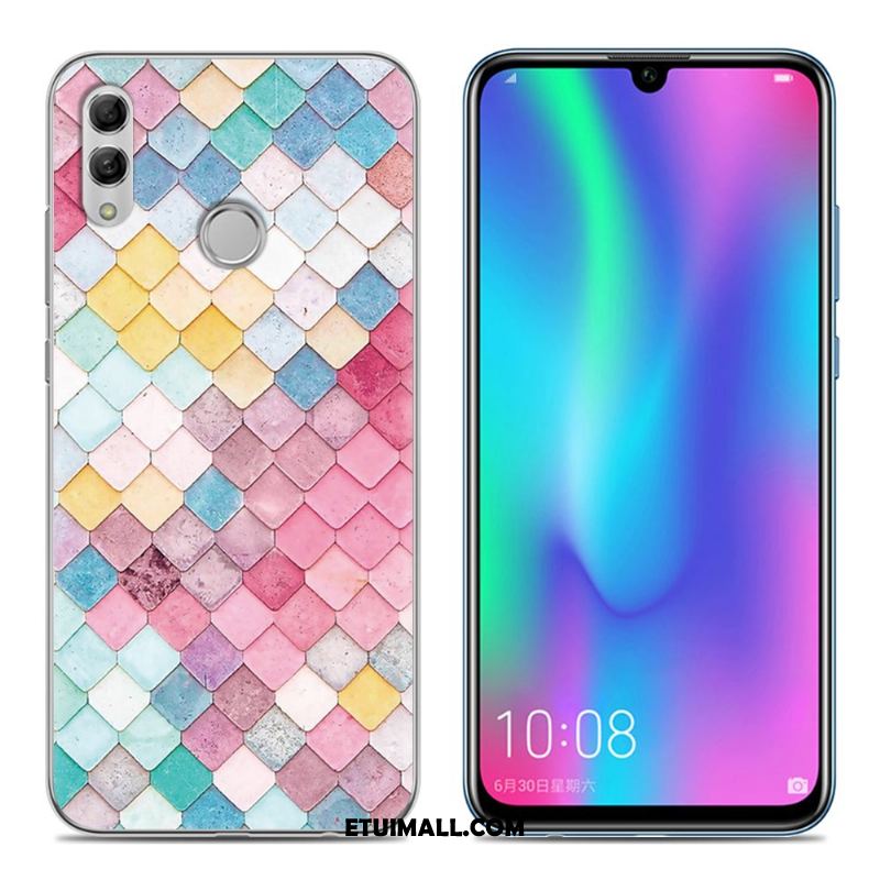 Etui Huawei P Smart 2019 Różowe Telefon Komórkowy Młodzież Miękki Obudowa Tanie