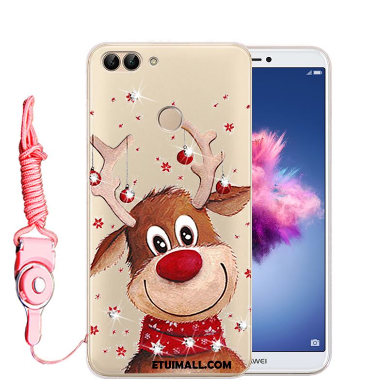 Etui Huawei P Smart Anti-fall Silikonowe Ochraniacz Rhinestone Przezroczysty Obudowa Tanie