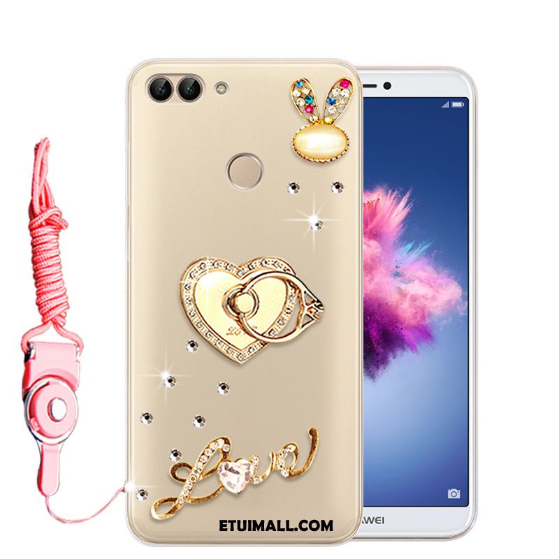 Etui Huawei P Smart Anti-fall Silikonowe Ochraniacz Rhinestone Przezroczysty Obudowa Tanie