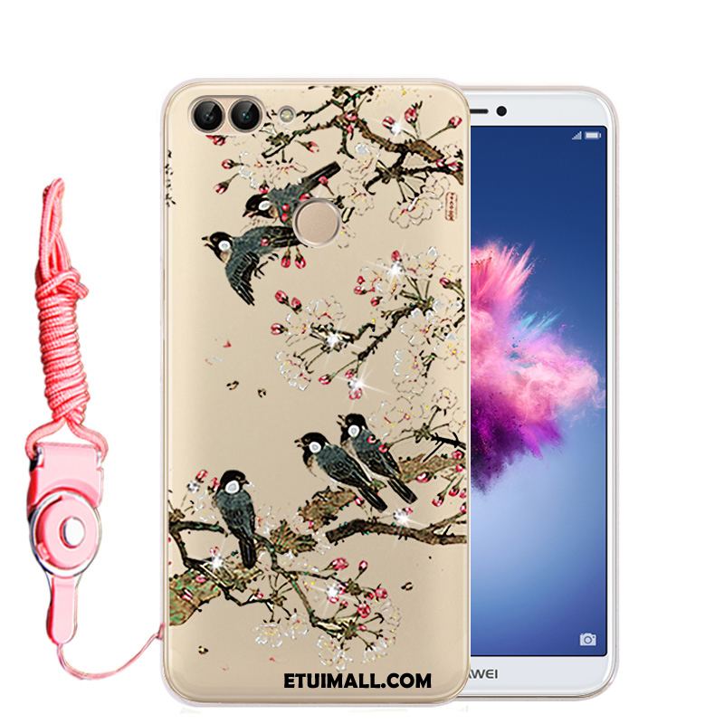 Etui Huawei P Smart Anti-fall Silikonowe Ochraniacz Rhinestone Przezroczysty Obudowa Tanie