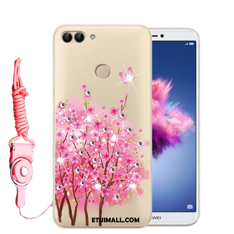 Etui Huawei P Smart Anti-fall Silikonowe Ochraniacz Rhinestone Przezroczysty Obudowa Tanie