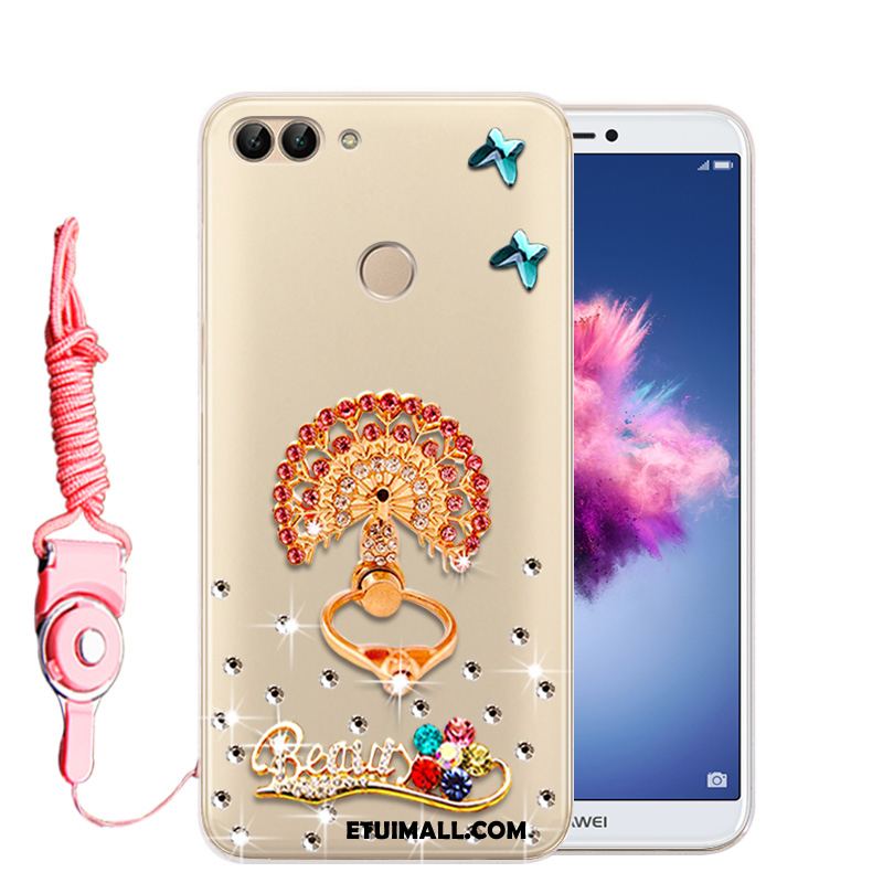 Etui Huawei P Smart Anti-fall Silikonowe Ochraniacz Rhinestone Przezroczysty Obudowa Tanie