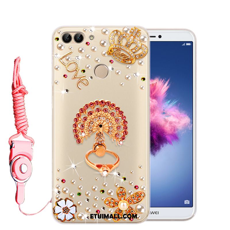 Etui Huawei P Smart Anti-fall Silikonowe Ochraniacz Rhinestone Przezroczysty Obudowa Tanie