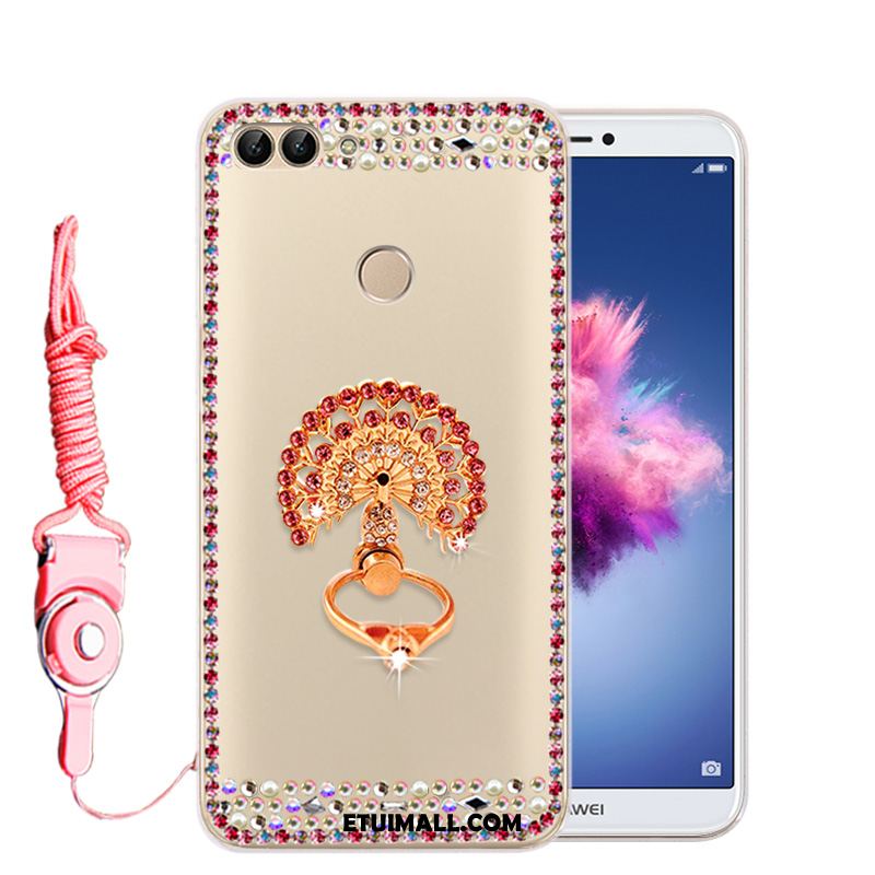 Etui Huawei P Smart Anti-fall Silikonowe Ochraniacz Rhinestone Przezroczysty Obudowa Tanie