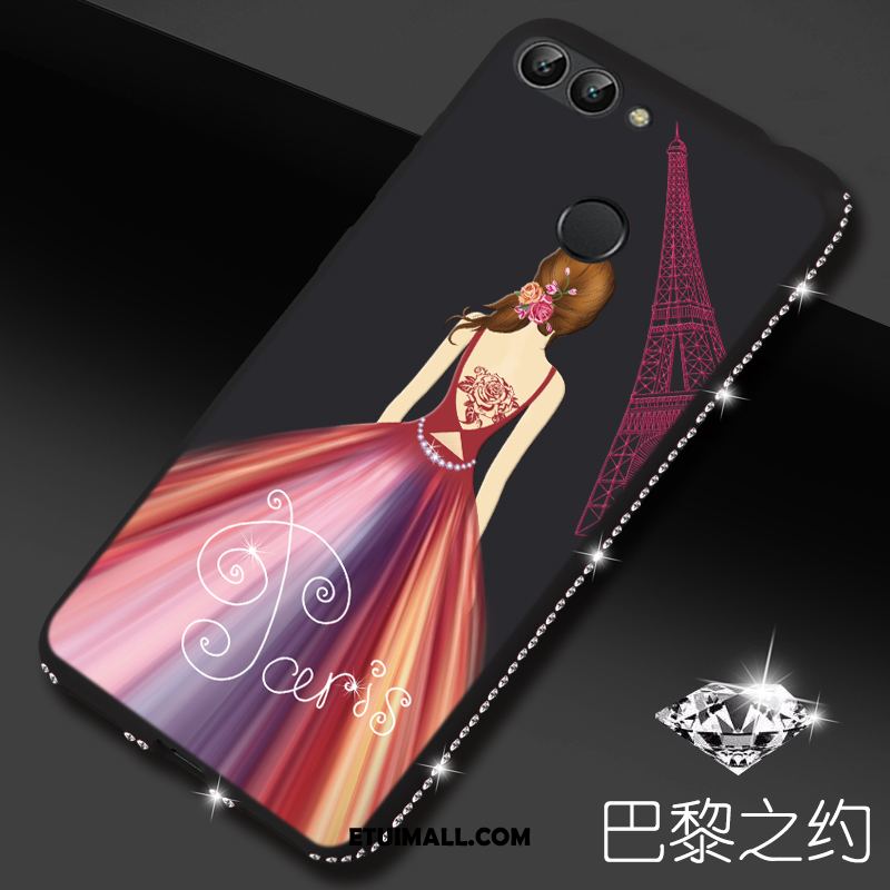 Etui Huawei P Smart Czerwony Rhinestone Telefon Komórkowy Kreskówka Futerał Sprzedam