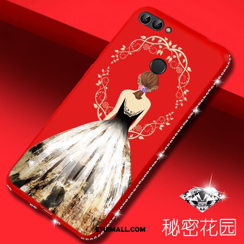 Etui Huawei P Smart Czerwony Rhinestone Telefon Komórkowy Kreskówka Futerał Sprzedam