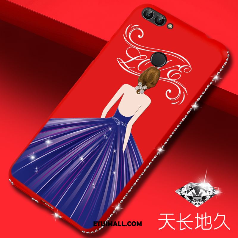 Etui Huawei P Smart Czerwony Rhinestone Telefon Komórkowy Kreskówka Futerał Sprzedam