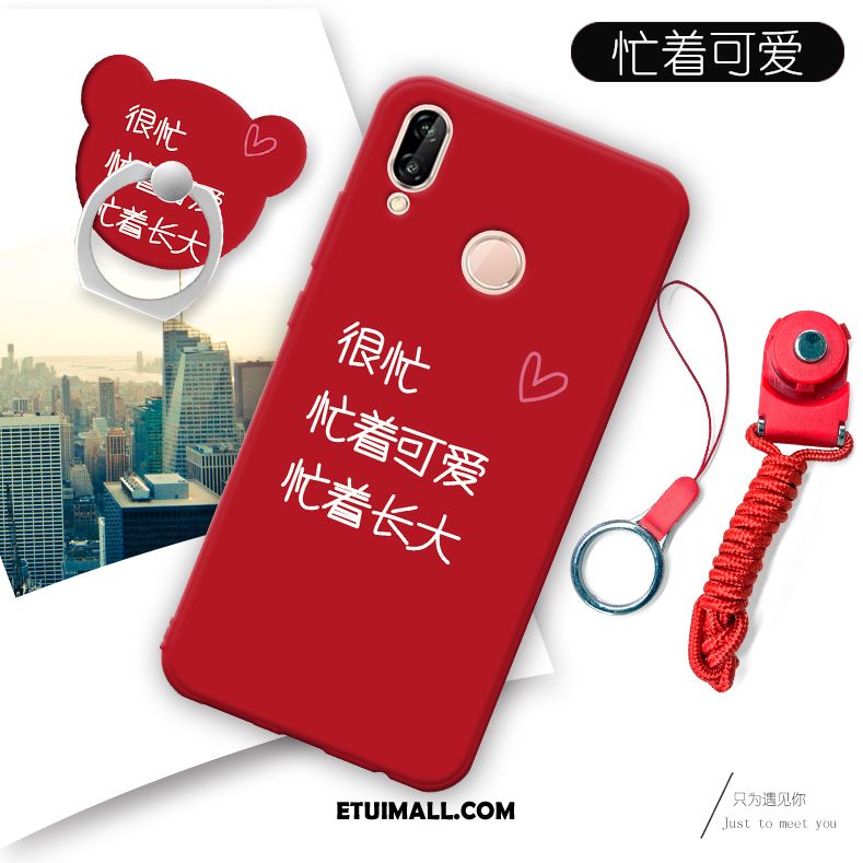 Etui Huawei P Smart+ Kreatywne Telefon Komórkowy Miękki Wiszące Ozdoby Zielony Obudowa Oferta