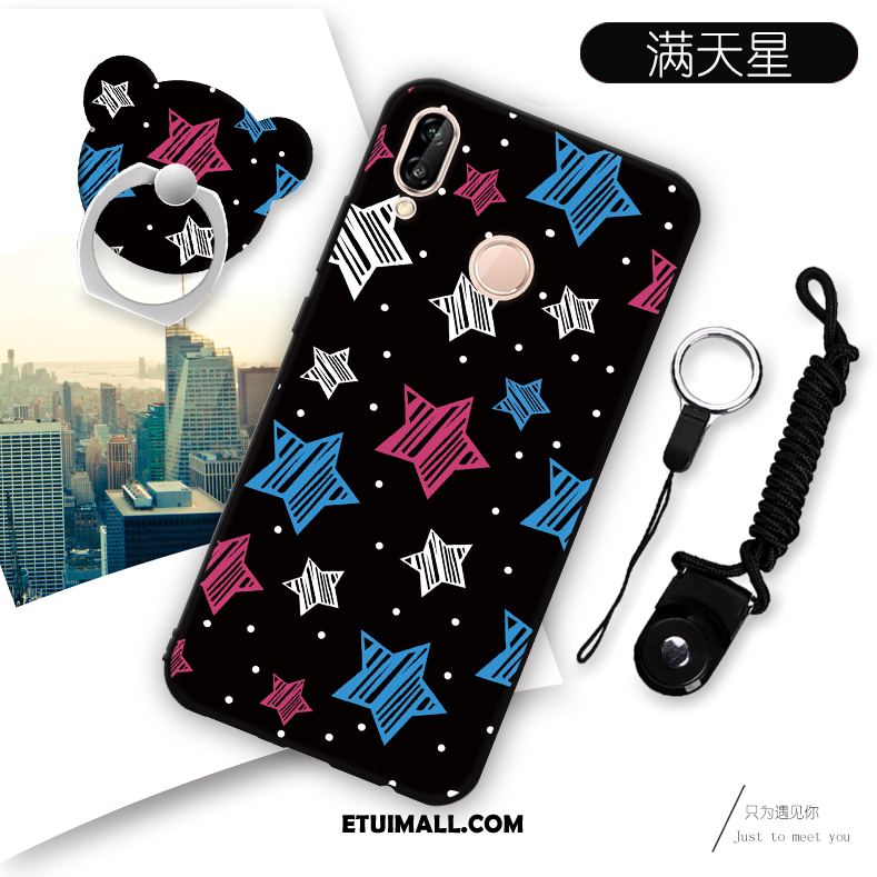 Etui Huawei P Smart+ Kreatywne Telefon Komórkowy Miękki Wiszące Ozdoby Zielony Obudowa Oferta