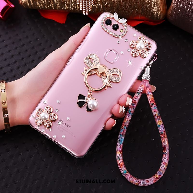 Etui Huawei P Smart Przezroczysty Telefon Komórkowy Miękki Rhinestone Ochraniacz Obudowa Dyskont