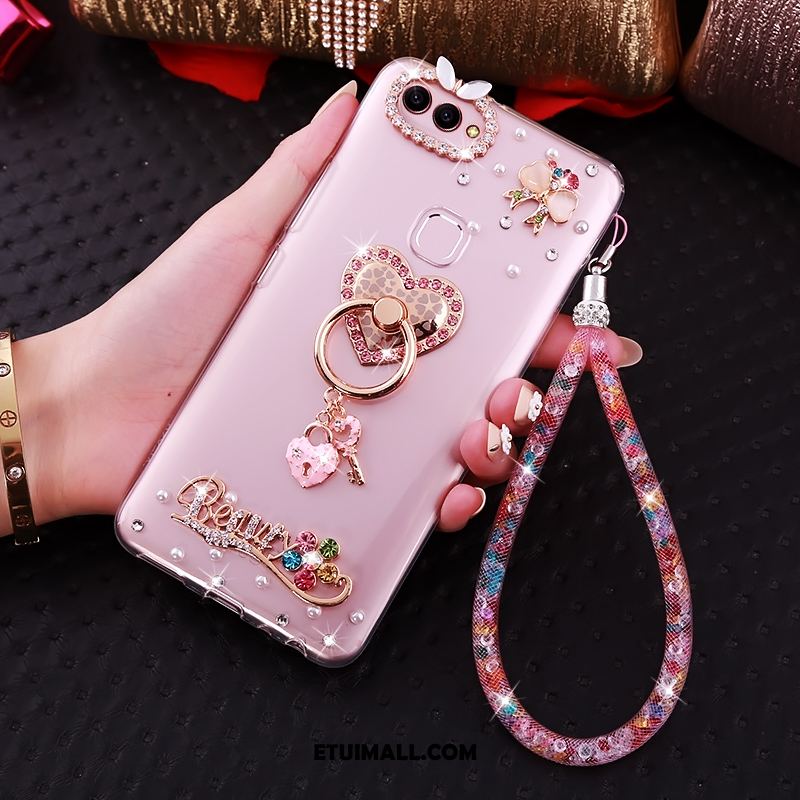 Etui Huawei P Smart Przezroczysty Telefon Komórkowy Miękki Rhinestone Ochraniacz Obudowa Dyskont