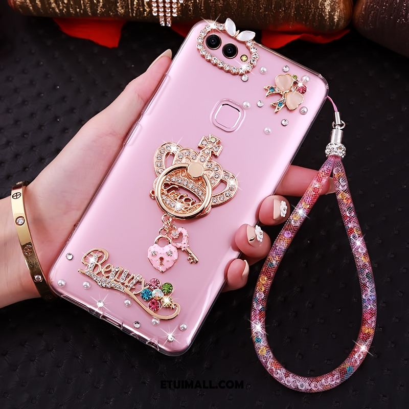 Etui Huawei P Smart Przezroczysty Telefon Komórkowy Miękki Rhinestone Ochraniacz Obudowa Dyskont