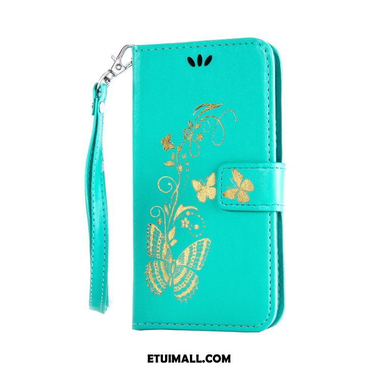 Etui Huawei P Smart+ Telefon Komórkowy Skóra Złoto Motyl Wspornik Pokrowce Kup
