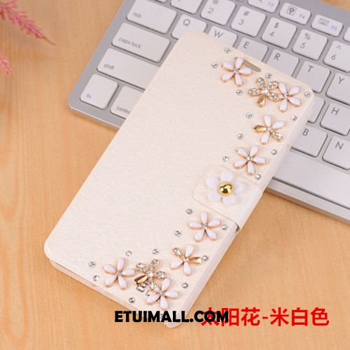 Etui Huawei P10 Klapa Rhinestone Anti-fall Ochraniacz Czerwony Obudowa Online