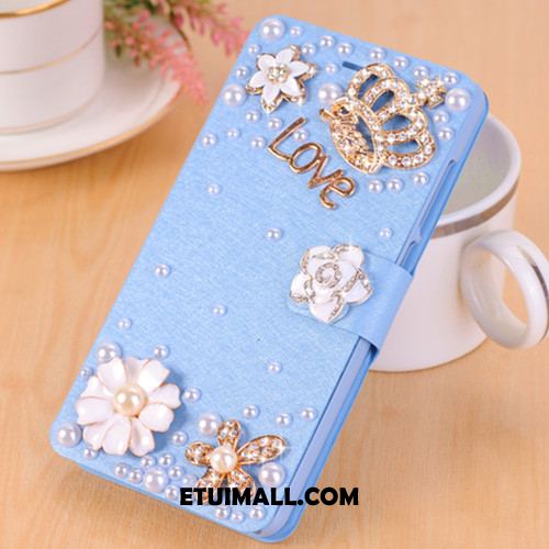 Etui Huawei P10 Klapa Rhinestone Anti-fall Ochraniacz Czerwony Obudowa Online